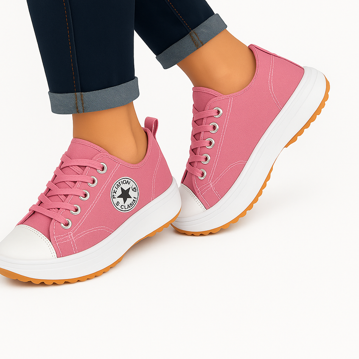 Sunlift – Damen Canvas Sneaker mit Plateau