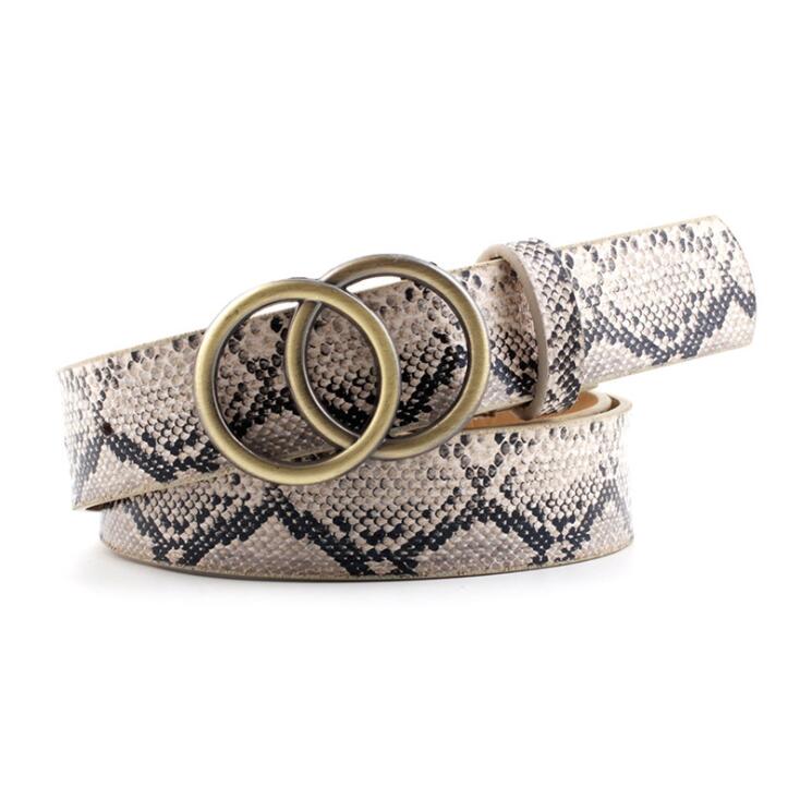 Beltona - Damen Gürtel mit O-Ring Schnalle