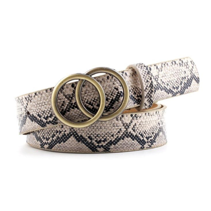 Beltona - Damen Gürtel mit O-Ring Schnalle