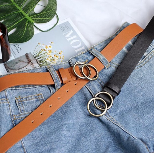 Beltona - Damen Gürtel mit O-Ring Schnalle