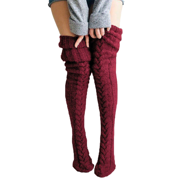 Kozyline warm – Overknee Socken Lang
